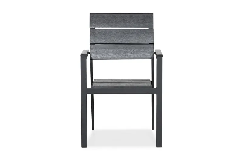 Tunis stablestol utendørs Aintwood - Svart/svart - Hagemøbler & utemiljø - Balkong & terrasse - Balkongmøbler - Balkongstoler