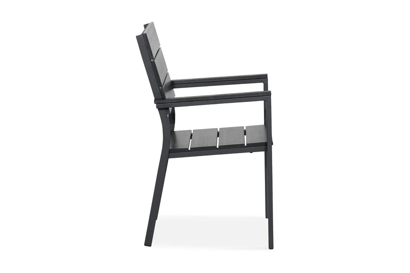 Tunis stablestol utendørs Aintwood - Svart/svart - Hagemøbler & utemiljø - Balkong & terrasse - Balkongmøbler - Balkongstoler