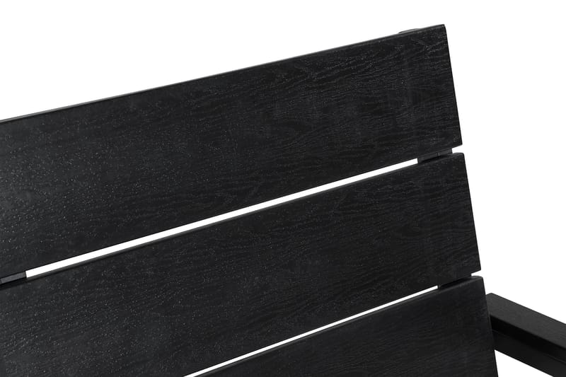 Tunis stablestol utendørs Aintwood - Svart/svart - Hagemøbler & utemiljø - Balkong & terrasse - Balkongmøbler - Balkongstoler