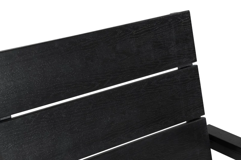 Tunis stablestol utendørs Aintwood - Svart/svart - Hagemøbler & utemiljø - Balkong & terrasse - Balkongmøbler - Balkongstoler