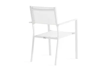 Tunis stablestol utendørs - Hvit/Hvit - Hagemøbler & utemiljø - Balkong & terrasse - Balkongmøbler - Balkongstoler