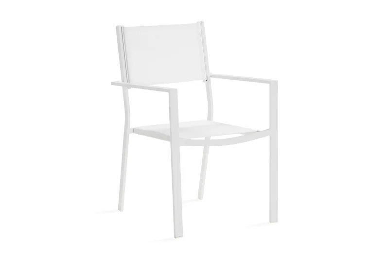 Tunis stablestol utendørs - Hvit/Hvit - Hagemøbler & utemiljø - Balkong & terrasse - Balkongmøbler - Balkongstoler