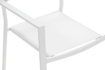 Tunis stablestol utendørs - Hvit/Hvit - Hagemøbler & utemiljø - Balkong & terrasse - Balkongmøbler - Balkongstoler