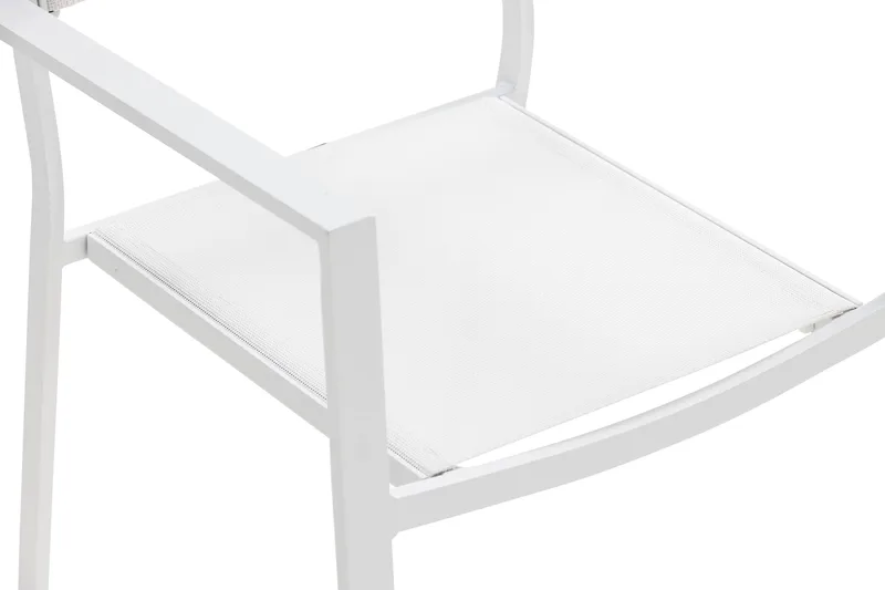Tunis stablestol utendørs - Hvit/Hvit - Hagemøbler & utemiljø - Balkong & terrasse - Balkongmøbler - Balkongstoler