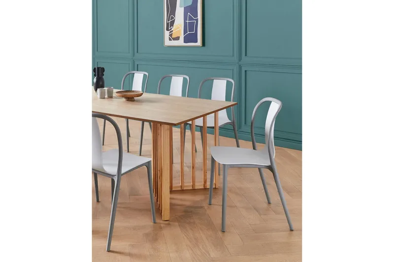 Ugento Spisestol Utendørs - Hvit/Grå - Hagemøbler & utemiljø - Balkong & terrasse - Balkongmøbler - Balkongstoler