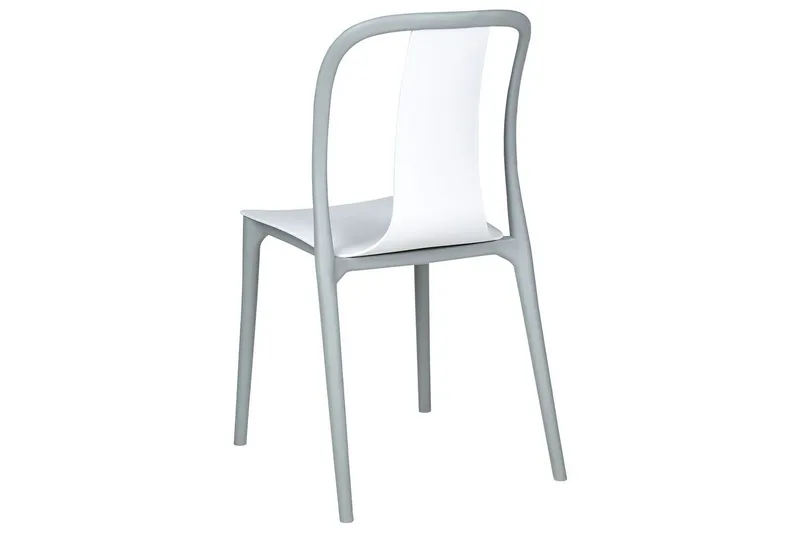 Ugento Spisestol Utendørs - Hvit/Grå - Hagemøbler & utemiljø - Balkong & terrasse - Balkongmøbler - Balkongstoler