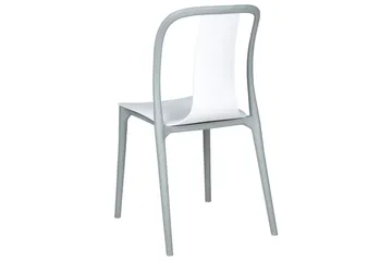 Ugento Spisestol Utendørs - Hvit/Grå - Hagemøbler & utemiljø - Balkong & terrasse - Balkongmøbler - Balkongstoler