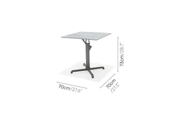 Utendørs bord Lifestyle Garden Solana bistro 70*70 - Hagemøbler & utemiljø - Balkong & terrasse - Balkongmøbler - Balkongbord