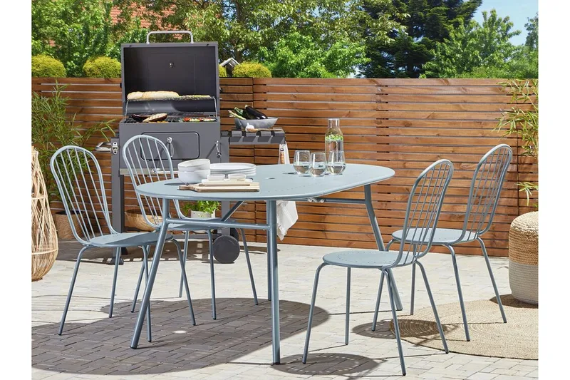 Victoriaville Spisestol Utendørs - Blå - Hagemøbler & utemiljø - Balkong & terrasse - Balkongmøbler - Balkongstoler