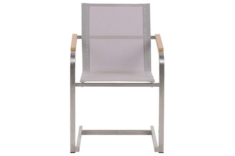 Zervo Lenestol - Beige/Sølv - Hagemøbler & utemiljø - Balkong & terrasse - Balkongmøbler - Balkongstoler