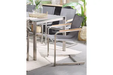 Zervo Lenestol - Grå/Sølv - Hagemøbler & utemiljø - Balkong & terrasse - Balkongmøbler - Balkongstoler