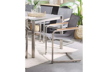 Zervo Lenestol - Grå/Sølv - Hagemøbler & utemiljø - Balkong & terrasse - Balkongmøbler - Balkongstoler