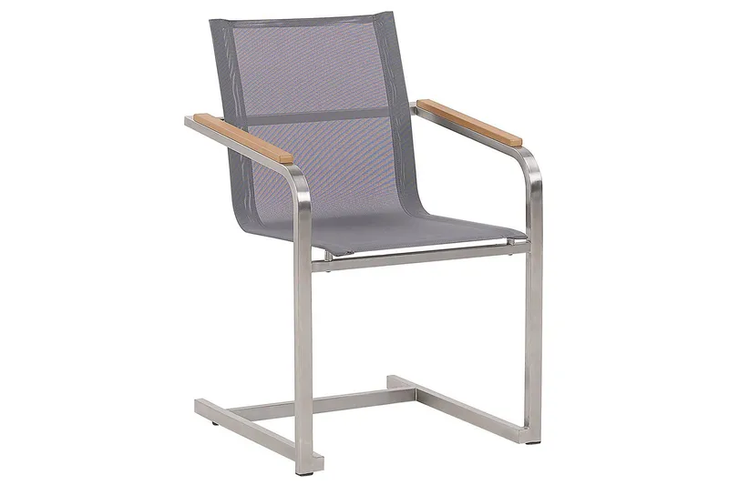 Zervo Lenestol, Grå/Sølv