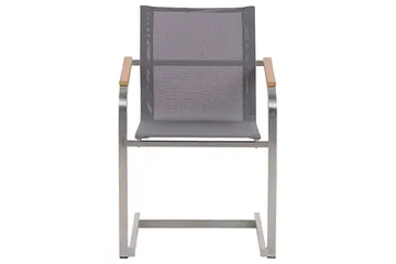 Zervo Lenestol - Grå/Sølv - Hagemøbler & utemiljø - Balkong & terrasse - Balkongmøbler - Balkongstoler