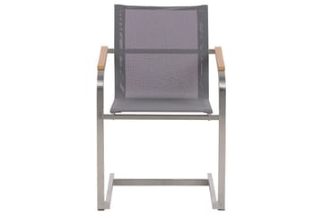 Zervo Lenestol - Grå/Sølv - Hagemøbler & utemiljø - Balkong & terrasse - Balkongmøbler - Balkongstoler