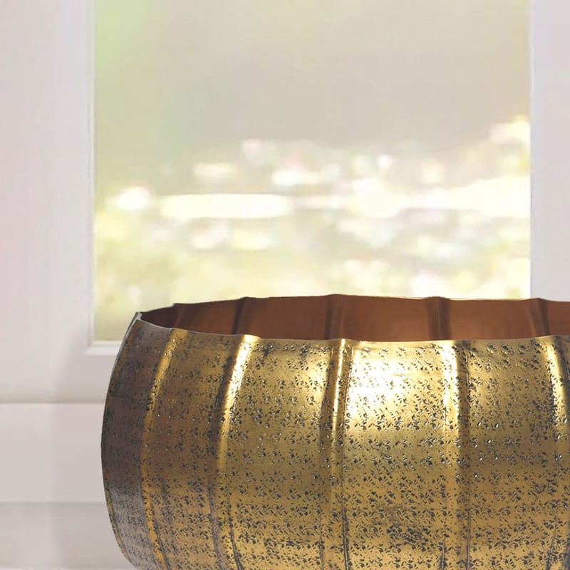 Eliaro Vase 17 cm sett med 2 - Gullfarget - Hagemøbler & utemiljø - Balkong & terrasse - Balkongdyrking