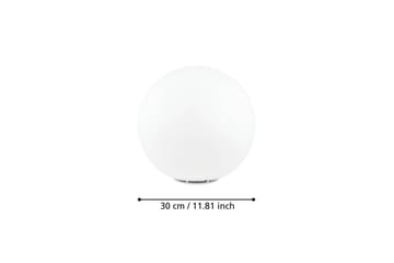 Gulvlampe Utendørs Eglo Monterolo 300 mm - Hvit - Hagemøbler & utemiljø - Balkong & terrasse - Balkongbelysning