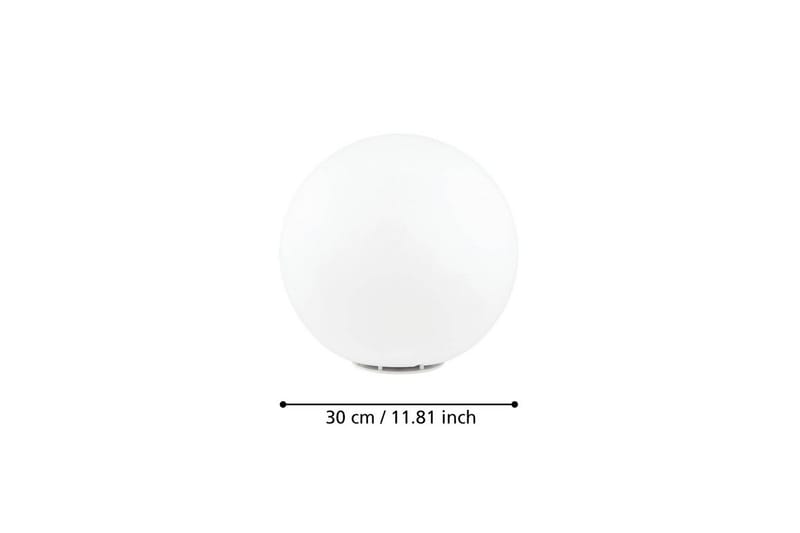 Gulvlampe Utendørs Eglo Monterolo 300 mm - Hvit - Hagemøbler & utemiljø - Balkong & terrasse - Balkongbelysning