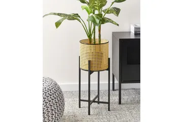 Inomhuskruka Beliani Fallopia Beige||Black - Hagemøbler & utemiljø - Balkong & terrasse - Balkongdyrking
