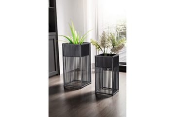 Krukväxter Wohnling Svart - Hagemøbler & utemiljø - Balkong & terrasse - Balkongdyrking