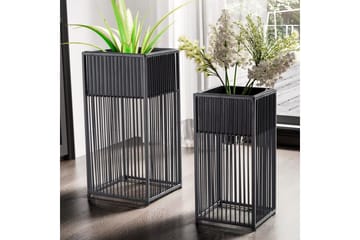 Krukväxter Wohnling Svart - Hagemøbler & utemiljø - Balkong & terrasse - Balkongdyrking