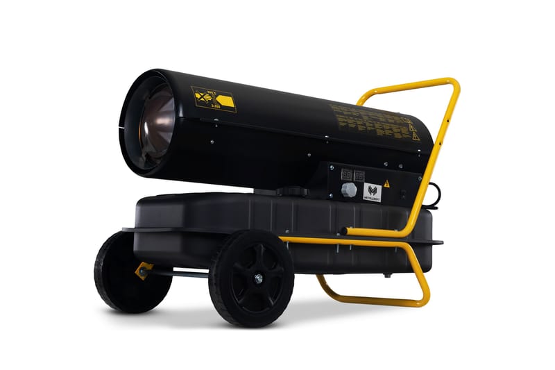 Dieselvarmer 30kW 750m³/h Svart - Varmevifte