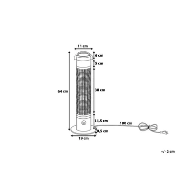 Vezuvio Infravarmer - Svart - Hagemøbler & utemiljø - Balkong & terrasse - Terrassevarmer - Infravarmer
