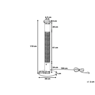 Vezuvio Infravarmer - Svart - Hagemøbler & utemiljø - Balkong & terrasse - Terrassevarmer - Infravarmer