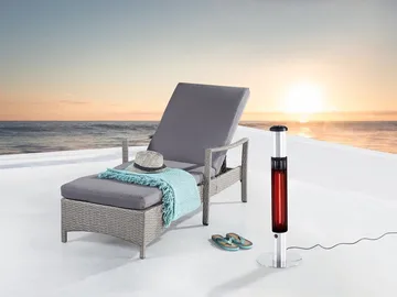 Vezuvio Infravarmer - Svart - Hagemøbler & utemiljø - Balkong & terrasse - Terrassevarmer - Infravarmer