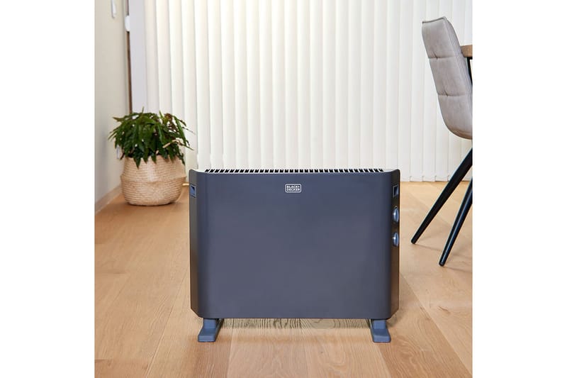 Konvektorelement Black+Decker 2000W Sort - Hagemøbler & utemiljø - Balkong & terrasse - Terrassevarmer - Varmevifte