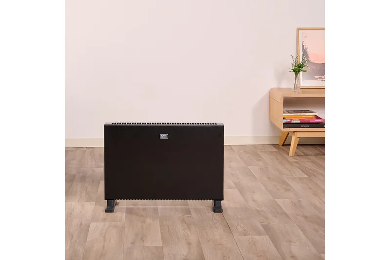 Konvektorelement Black+Decker Digital 2000W Svart - Svart - Hagemøbler & utemiljø - Balkong & terrasse - Terrassevarmer - Varmevifte