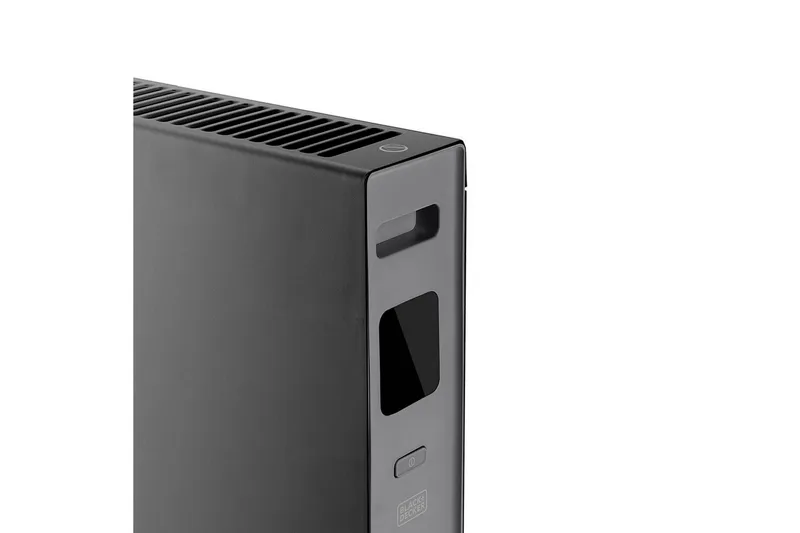 Konvektorelement Black+Decker Digital 2000W Svart - Svart - Hagemøbler & utemiljø - Balkong & terrasse - Terrassevarmer - Varmevifte