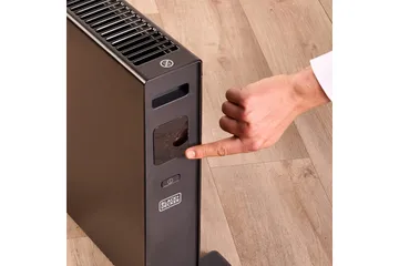 Konvektorelement Black+Decker Digital 2000W Svart - Svart - Hagemøbler & utemiljø - Balkong & terrasse - Terrassevarmer - Varmevifte