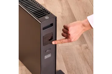 Konvektorelement Black+Decker Digital 2000W Svart - Svart - Hagemøbler & utemiljø - Balkong & terrasse - Terrassevarmer - Varmevifte