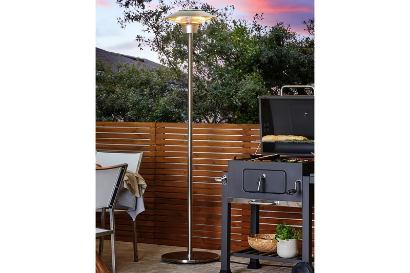 Terrassvärmare Beliani Askja Silver - Hagemøbler & utemiljø - Balkong & terrasse - Terrassevarmer - Infravarmer