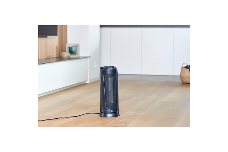 Tornvarmer Black+Decker Svart 2000W - Hagemøbler & utemiljø - Balkong & terrasse - Terrassevarmer - Varmevifte