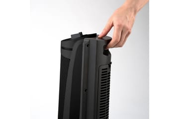 Tornvarmer Black+Decker Svart 2000W - Hagemøbler & utemiljø - Balkong & terrasse - Terrassevarmer - Varmevifte