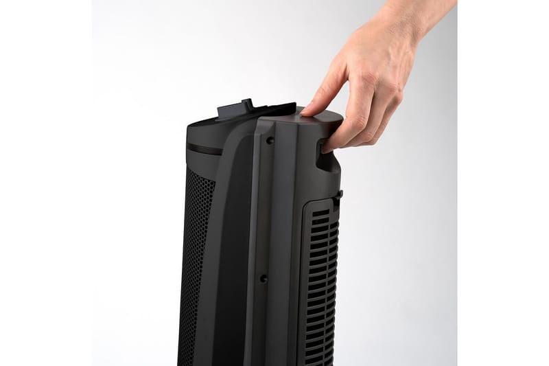 Tornvarmer Black+Decker Svart 2000W - Hagemøbler & utemiljø - Balkong & terrasse - Terrassevarmer - Varmevifte