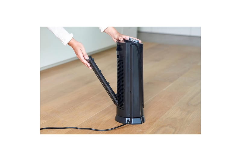 Tornvarmer Black+Decker Svart 2000W - Hagemøbler & utemiljø - Balkong & terrasse - Terrassevarmer - Varmevifte