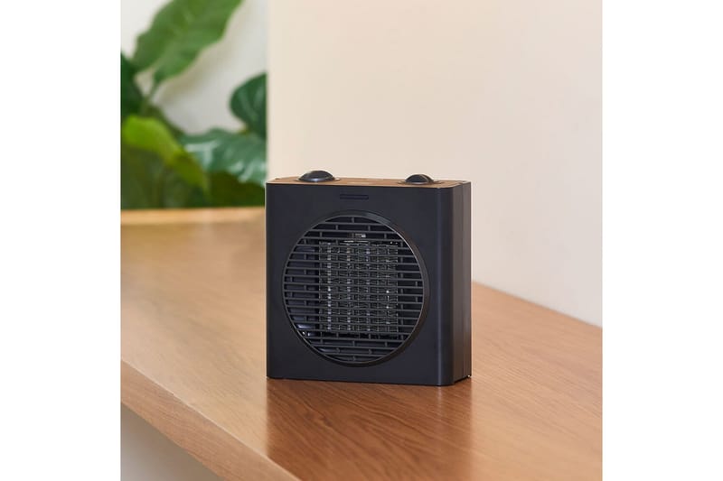 Varmevifte Black+Decker 1500W Svart - Svart - Hagemøbler & utemiljø - Balkong & terrasse - Terrassevarmer - Varmevifte