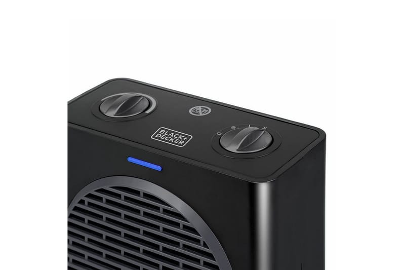 Varmevifte Black+Decker 1500W Svart - Svart - Hagemøbler & utemiljø - Balkong & terrasse - Terrassevarmer - Varmevifte