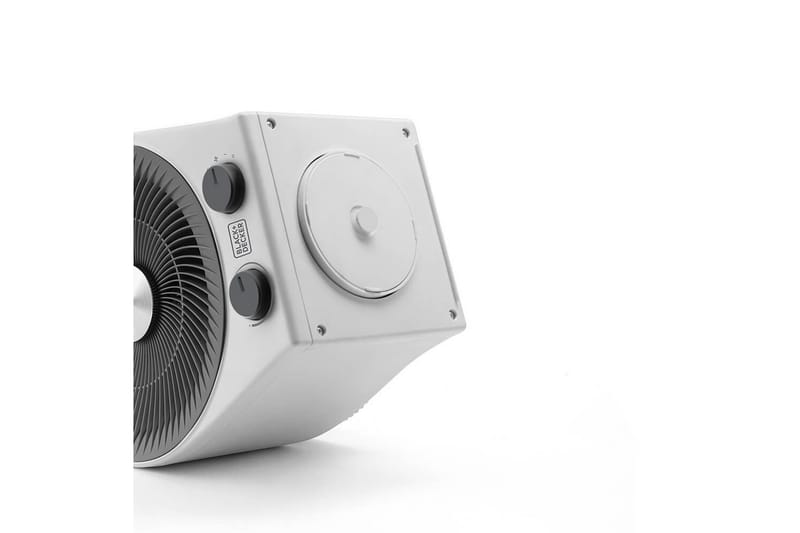 Varmevifte Black+Decker 2-i-1 Hvit 2000W - Hvit - Hagemøbler & utemiljø - Balkong & terrasse - Terrassevarmer - Varmevifte