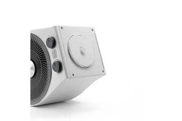 Varmevifte Black+Decker 2-i-1 Hvit 2000W - Hvit - Hagemøbler & utemiljø - Balkong & terrasse - Terrassevarmer - Varmevifte