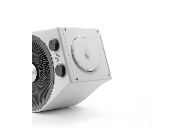 Varmevifte Black+Decker 2-i-1 Hvit 2000W - Hvit - Hagemøbler & utemiljø - Balkong & terrasse - Terrassevarmer - Varmevifte