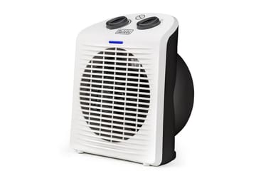 Varmevifte Black+Decker 2000W Hvit - Hagemøbler & utemiljø - Balkong & terrasse - Terrassevarmer - Varmevifte