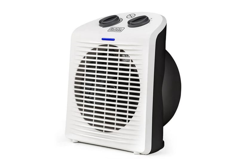 Varmevifte Black+Decker 2000W Hvit - Hagemøbler & utemiljø - Balkong & terrasse - Terrassevarmer - Varmevifte