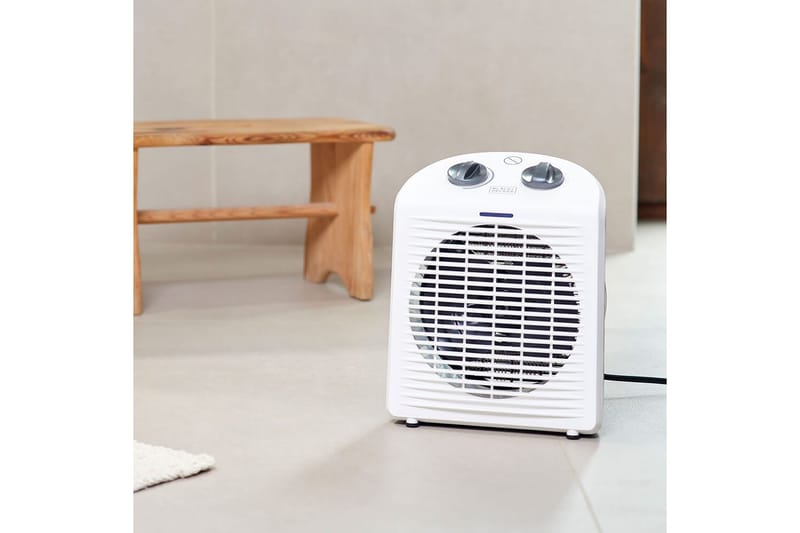 Varmevifte Black+Decker 2000W Hvit - Hagemøbler & utemiljø - Balkong & terrasse - Terrassevarmer - Varmevifte