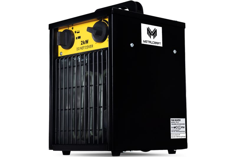 Varmevifte 2000W Svart - Varmevifte