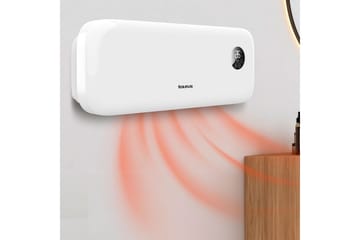 Veggblåservifte Taurus RCMB22 - Hvit - Hagemøbler & utemiljø - Balkong & terrasse - Terrassevarmer - Varmevifte