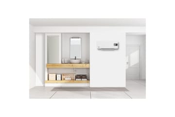 Veggblåservifte Taurus RCMB27 - Hvit - Hagemøbler & utemiljø - Balkong & terrasse - Terrassevarmer - Varmevifte